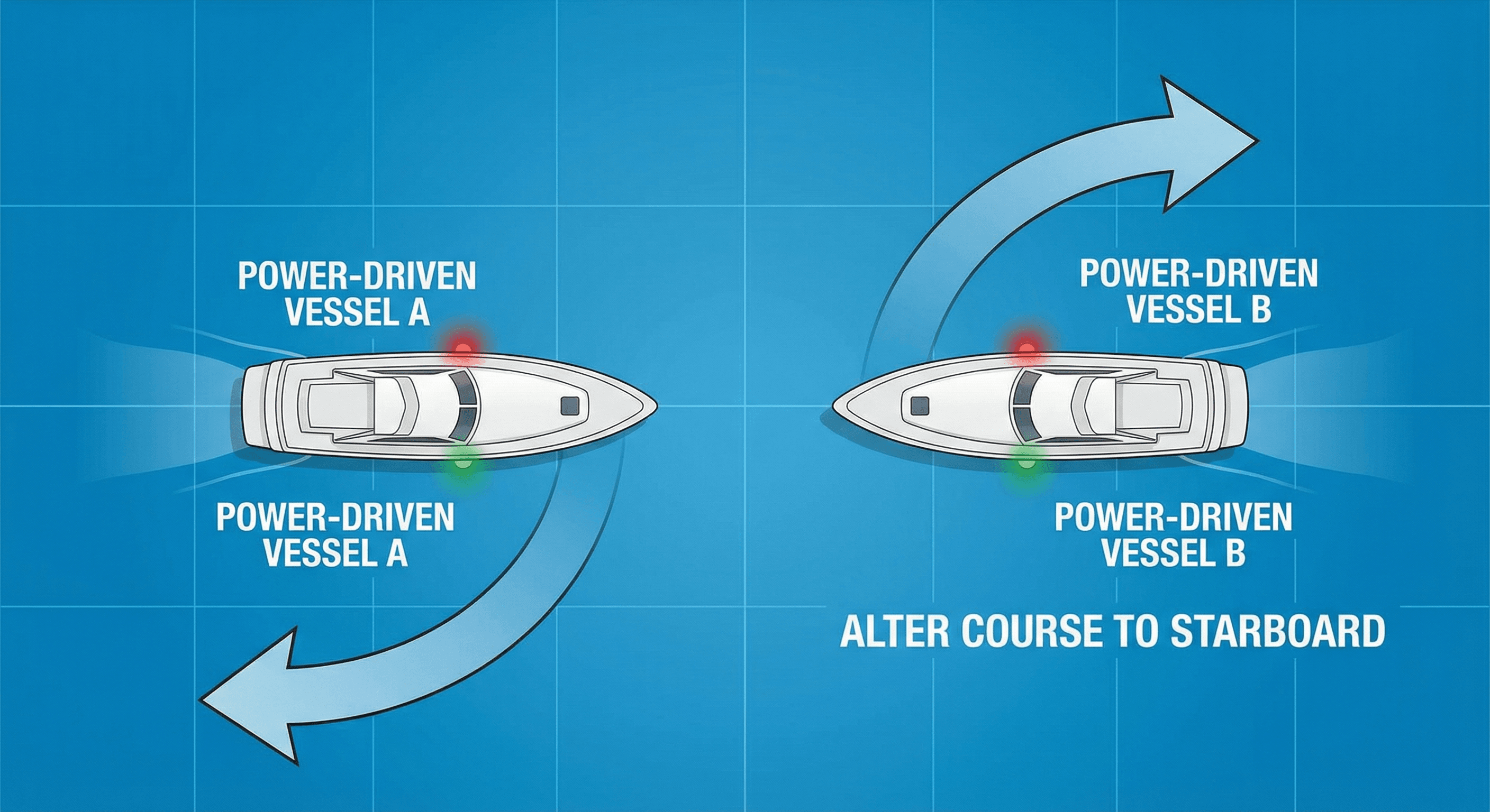 Vuelta encontrada maritime navigation diagram