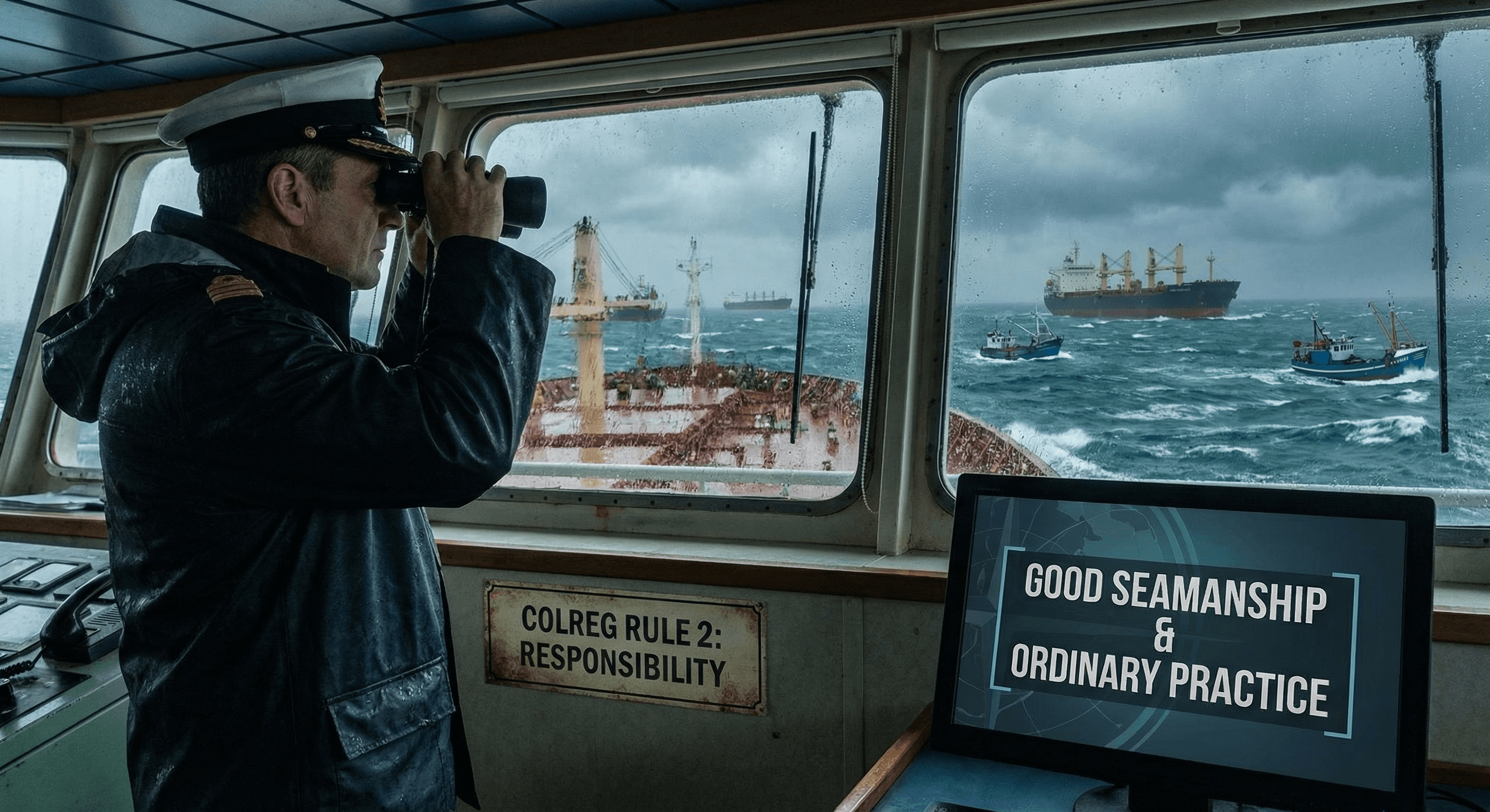 Responsibility maritime navigation diagram