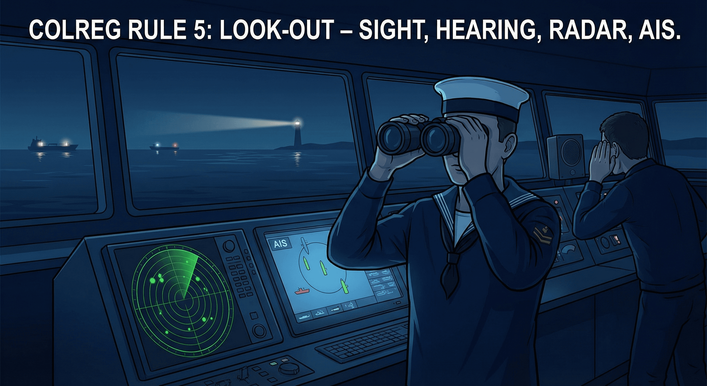 Vigilancia maritime navigation diagram