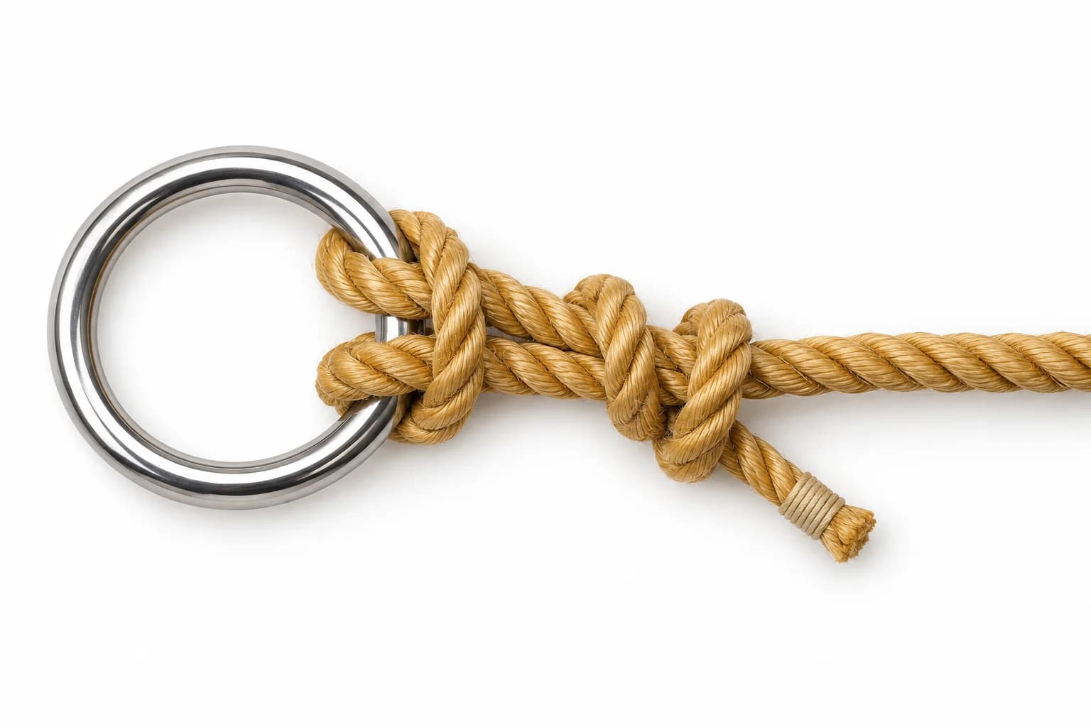 Anchor bend: finished knot diagram