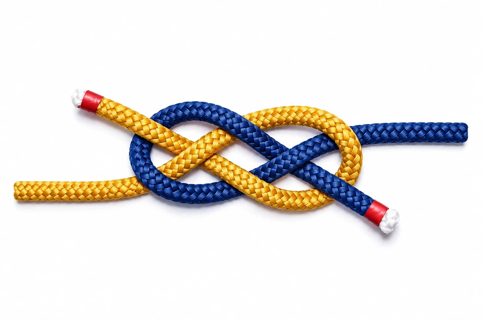 Carrick bend: finished knot diagram