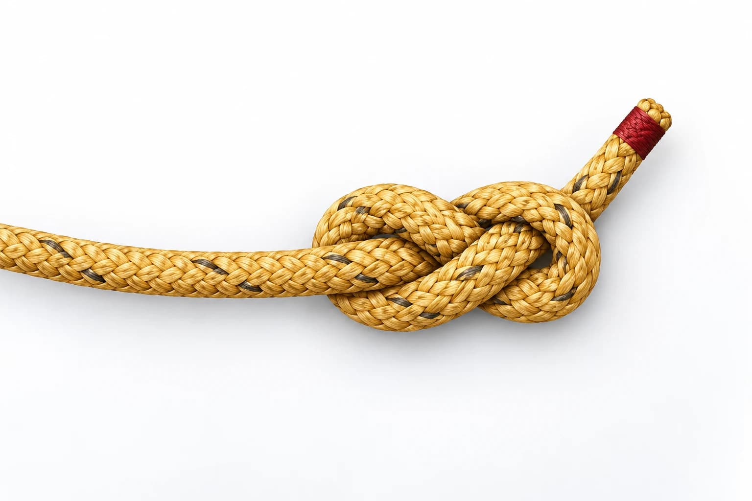 Figure-eight stopper: finished knot diagram