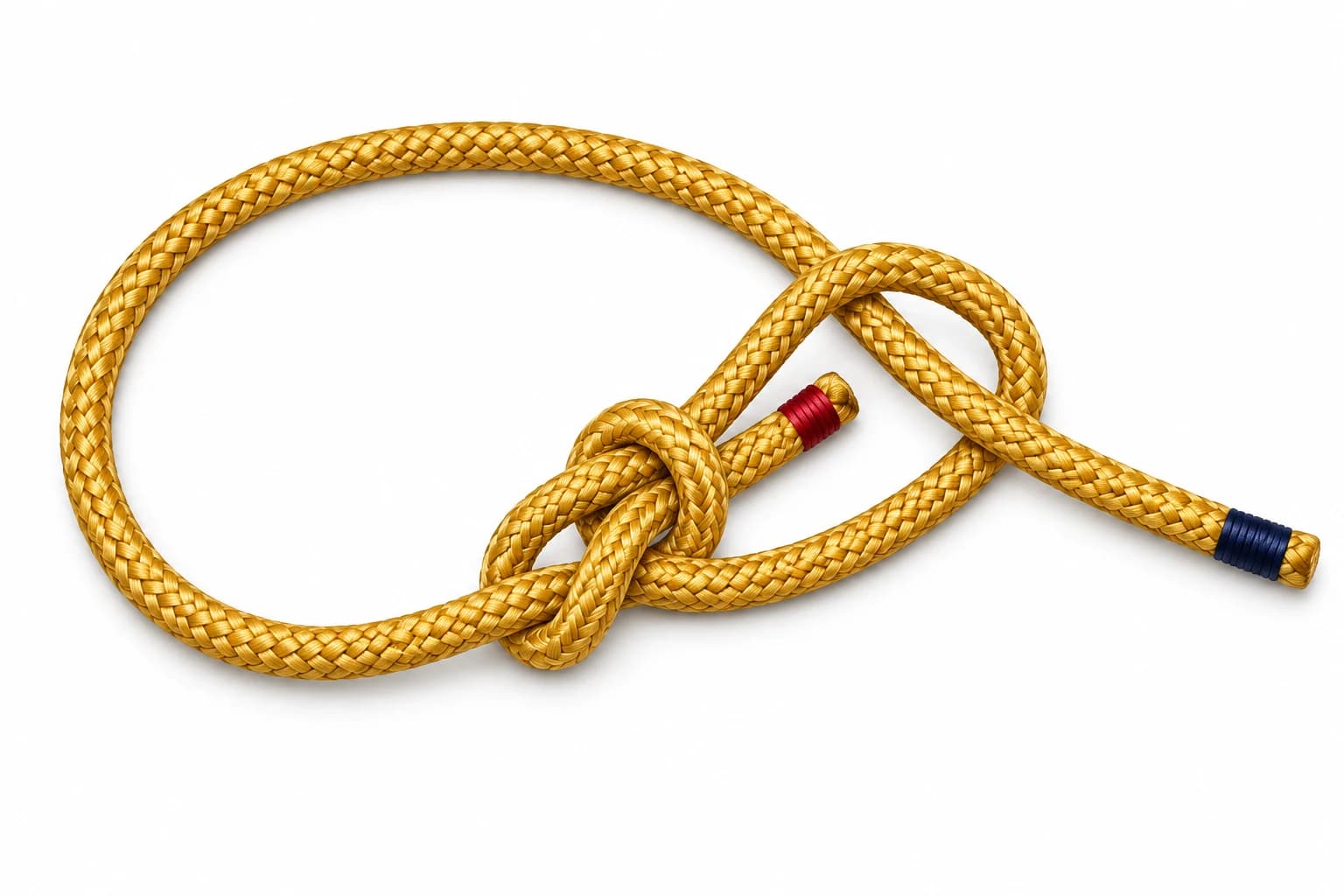 Running bowline: finished knot diagram